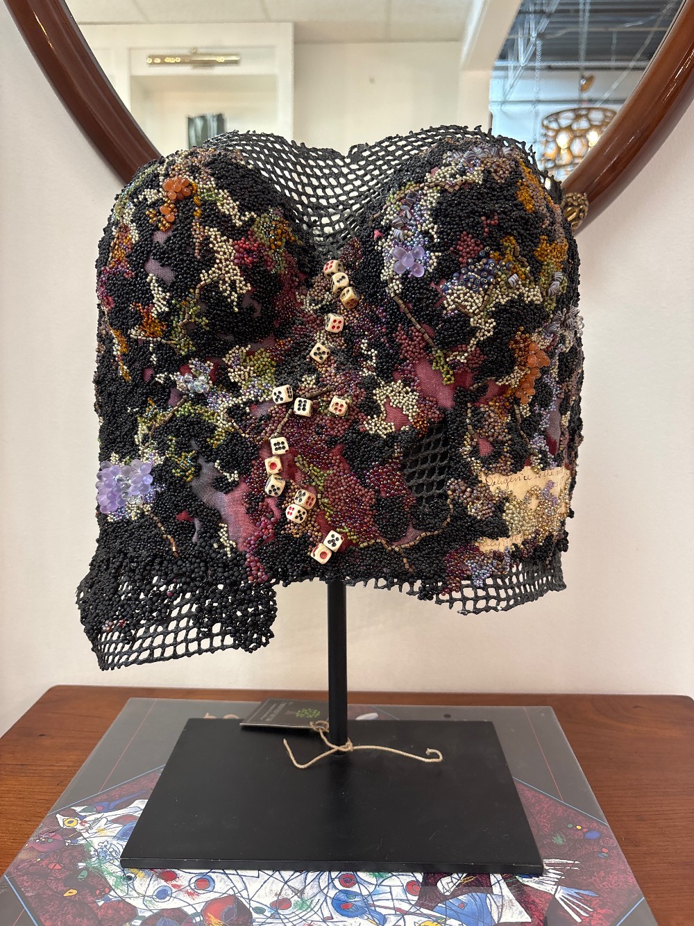 Beaded Bust Sculpture by Susan Etcoff Fraerman