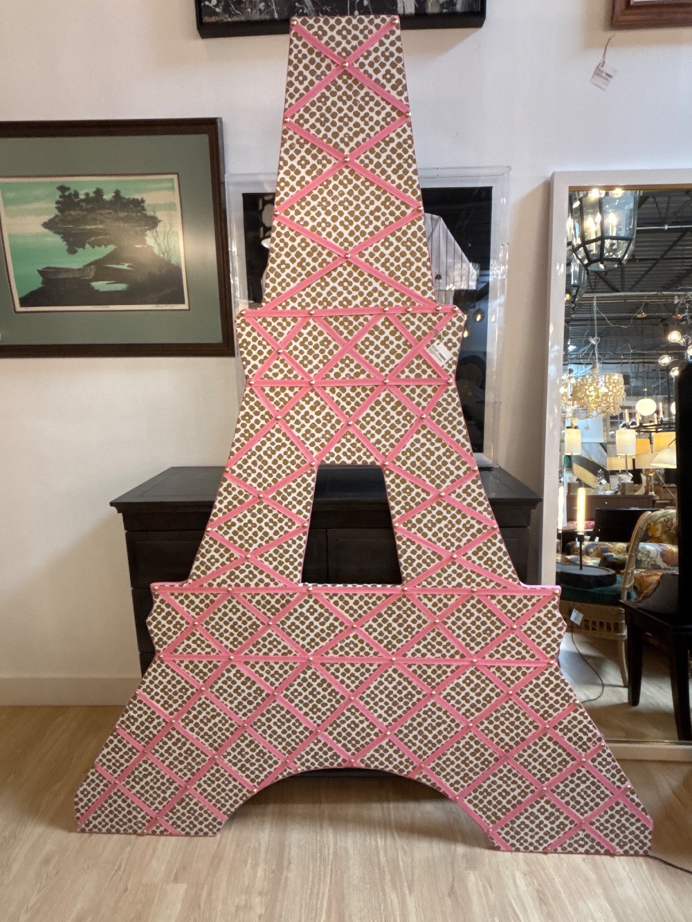 Custom Eiffel Tower Bulletin Pin Board