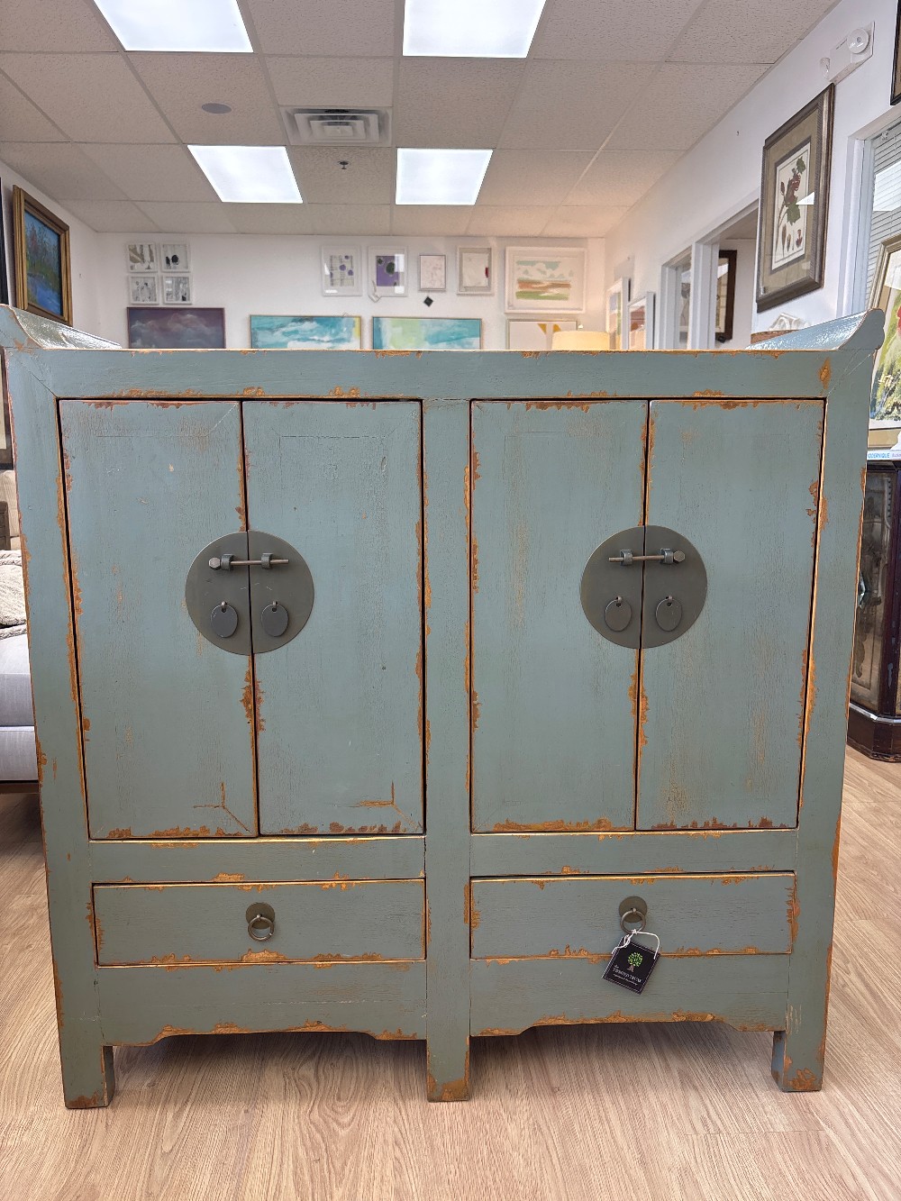 Asian Vintage Style Double Front Chest