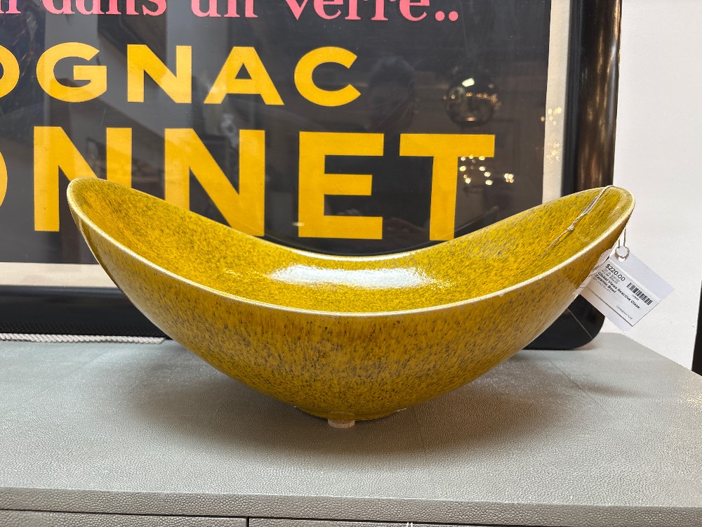 Global Views Reactive Glaze Ceramic Bowl