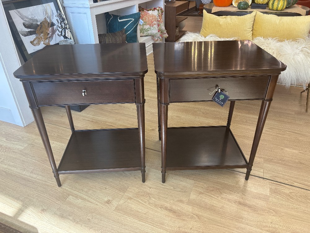 Walter E. Smithe Nightstands, Pair