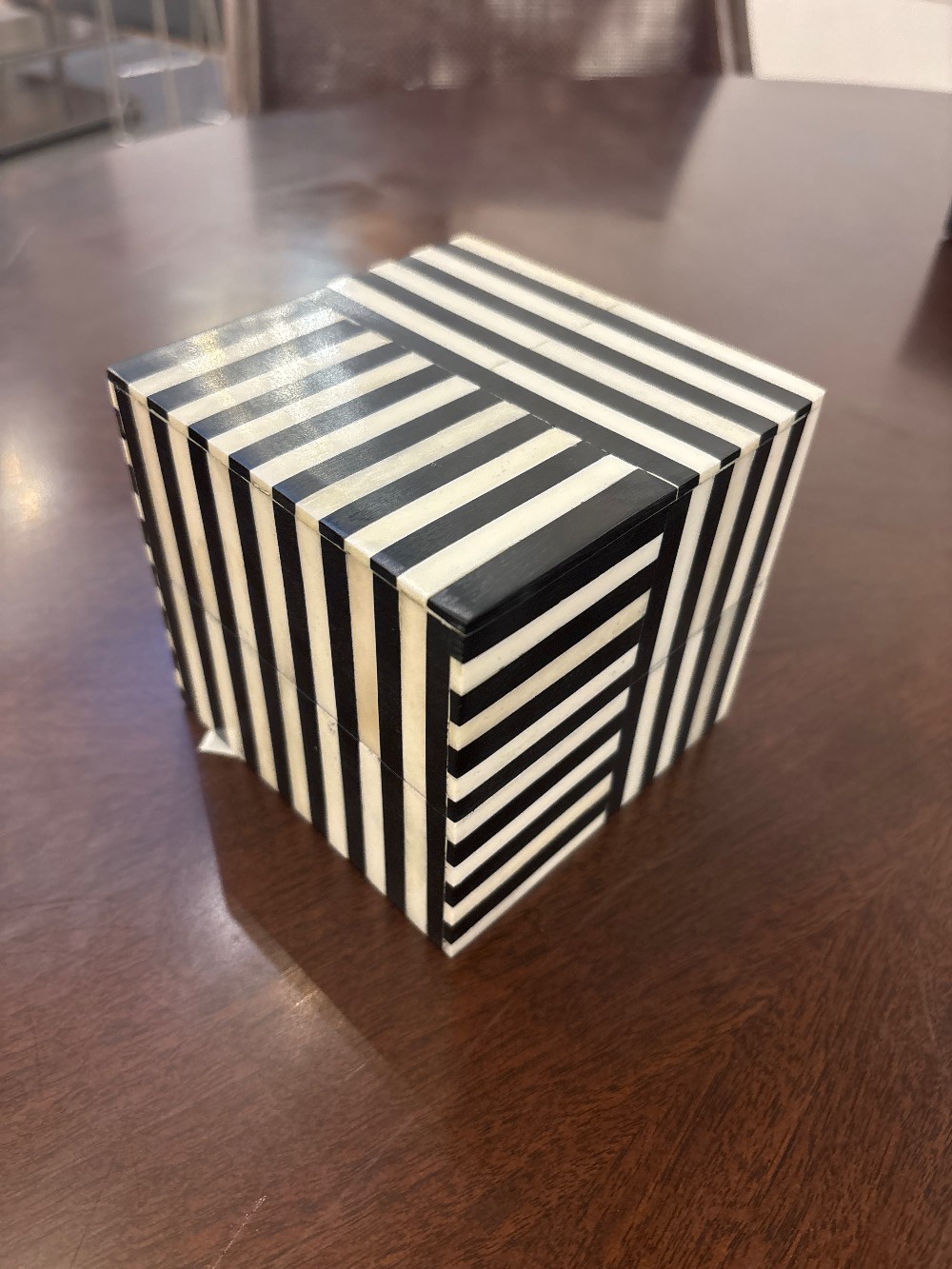 CB2 Taylor Bone Inlay Square Box