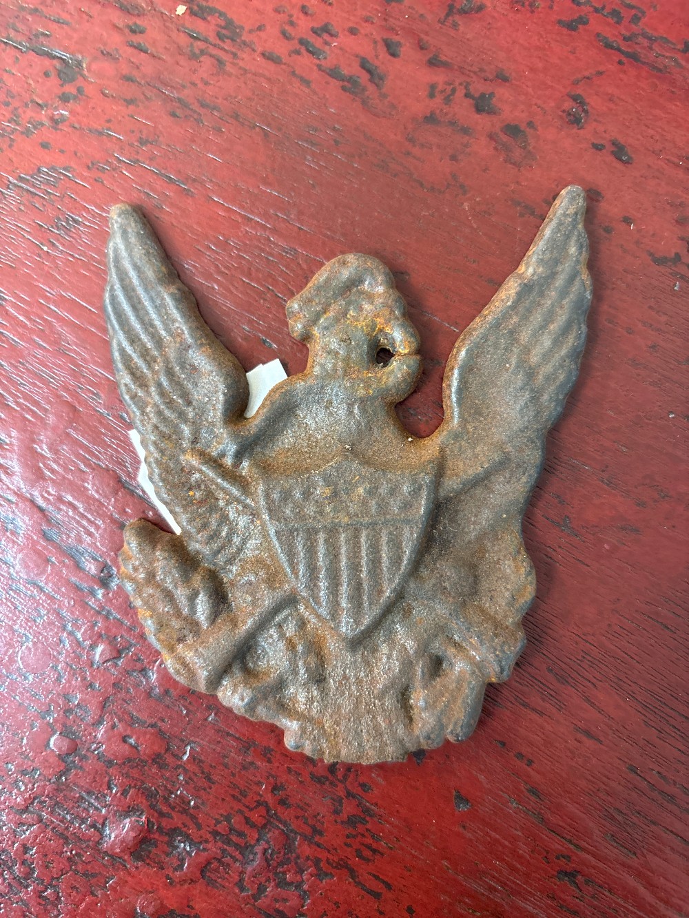 Vintage Iron Eagle Emblem Wall Plaque