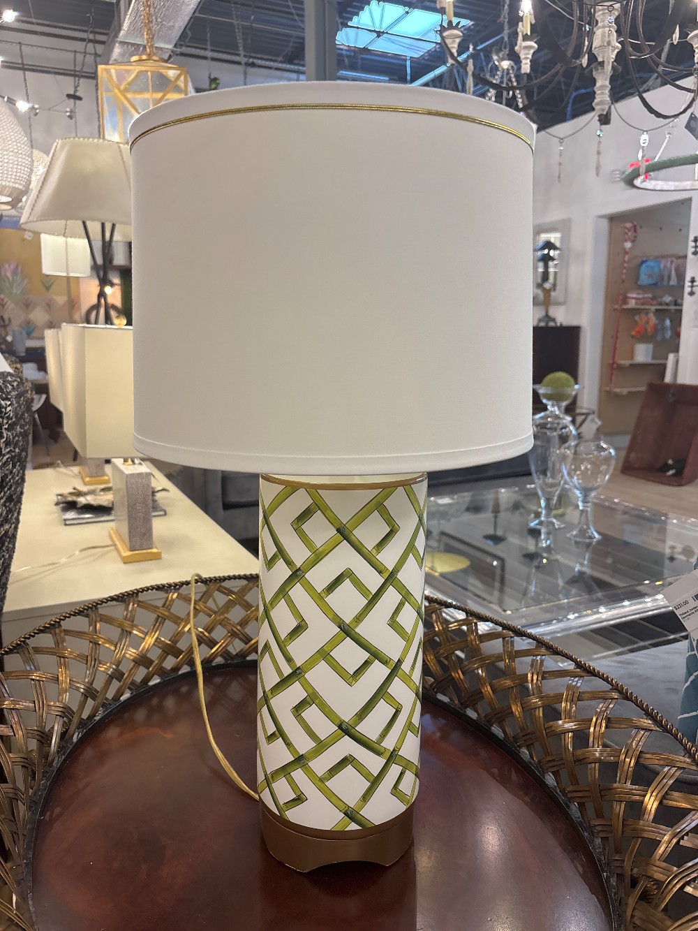 Chelsea House Bamboo Squares Table Lamp