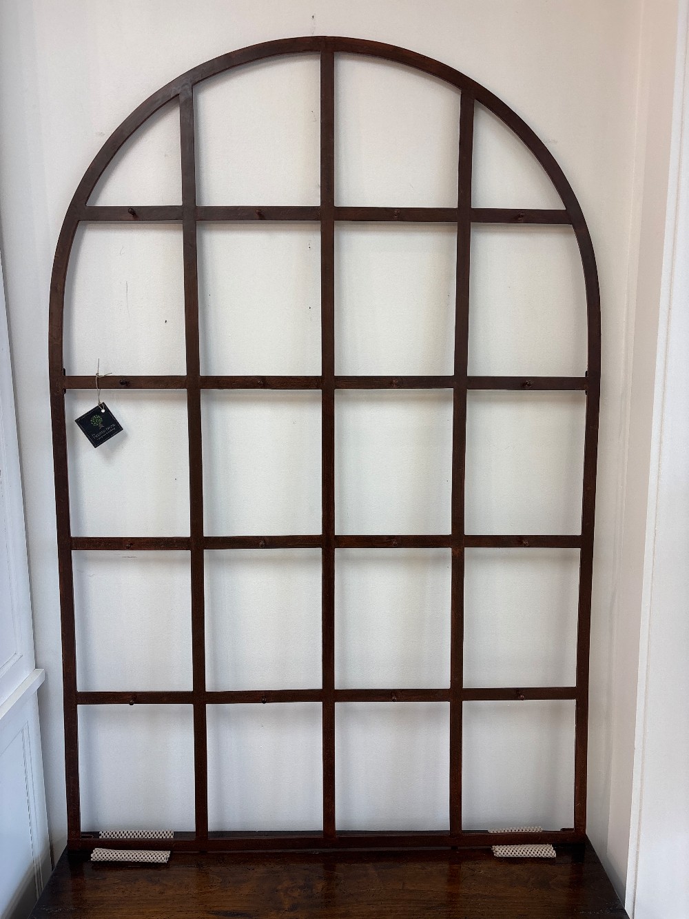 Pottery Barn Iron Wall Hanging Trellis with Hooks
