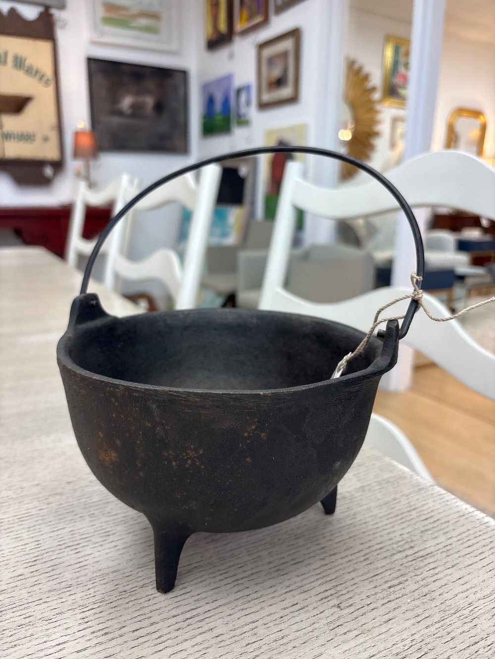 Vintage Cast Iron Cauldron