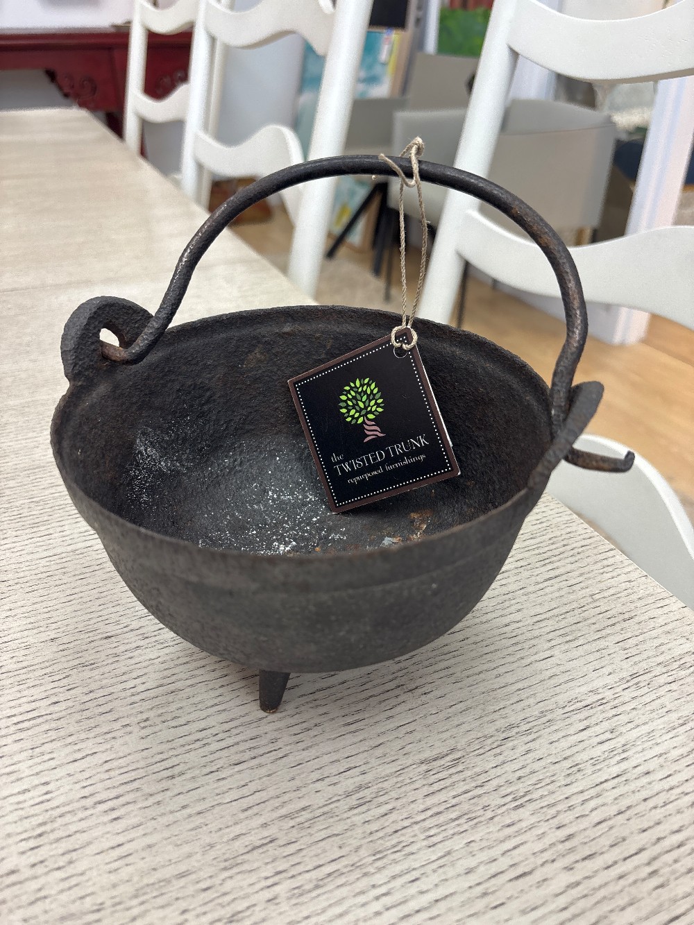 Vintage Cast Iron Cauldron
