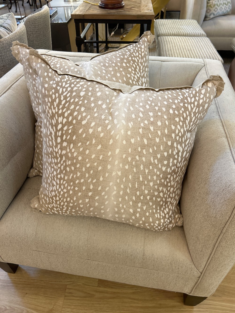 Ballard Designs Antelope Throw Pillows, Pair