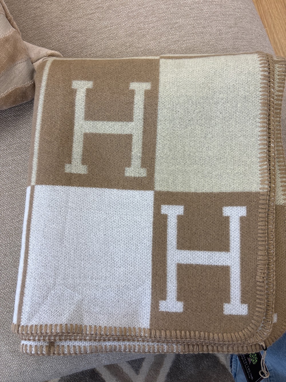 Hermès Style Avalon Throw Blanket