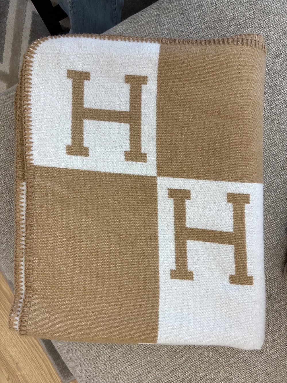 Hermès Style Avalon Throw Blanket