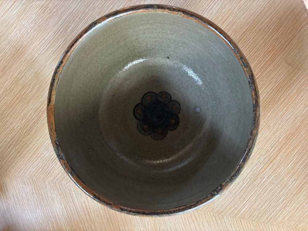 Ken Edwards Mexican Tonala Pottery Serving Bowl