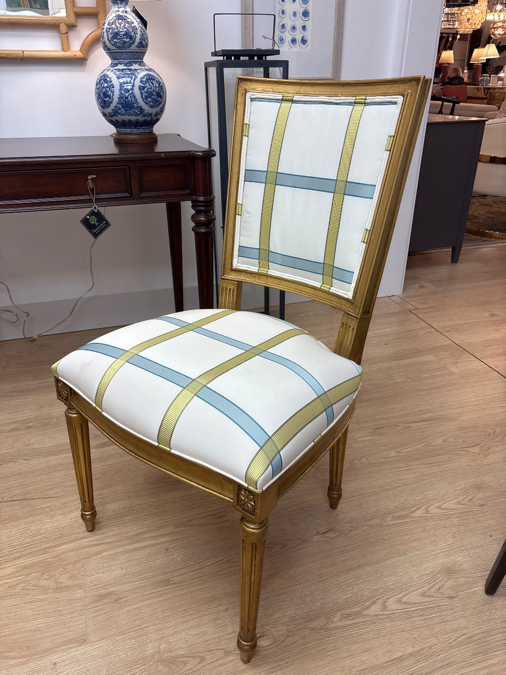 Ethan Allen Gilt French Side Chair