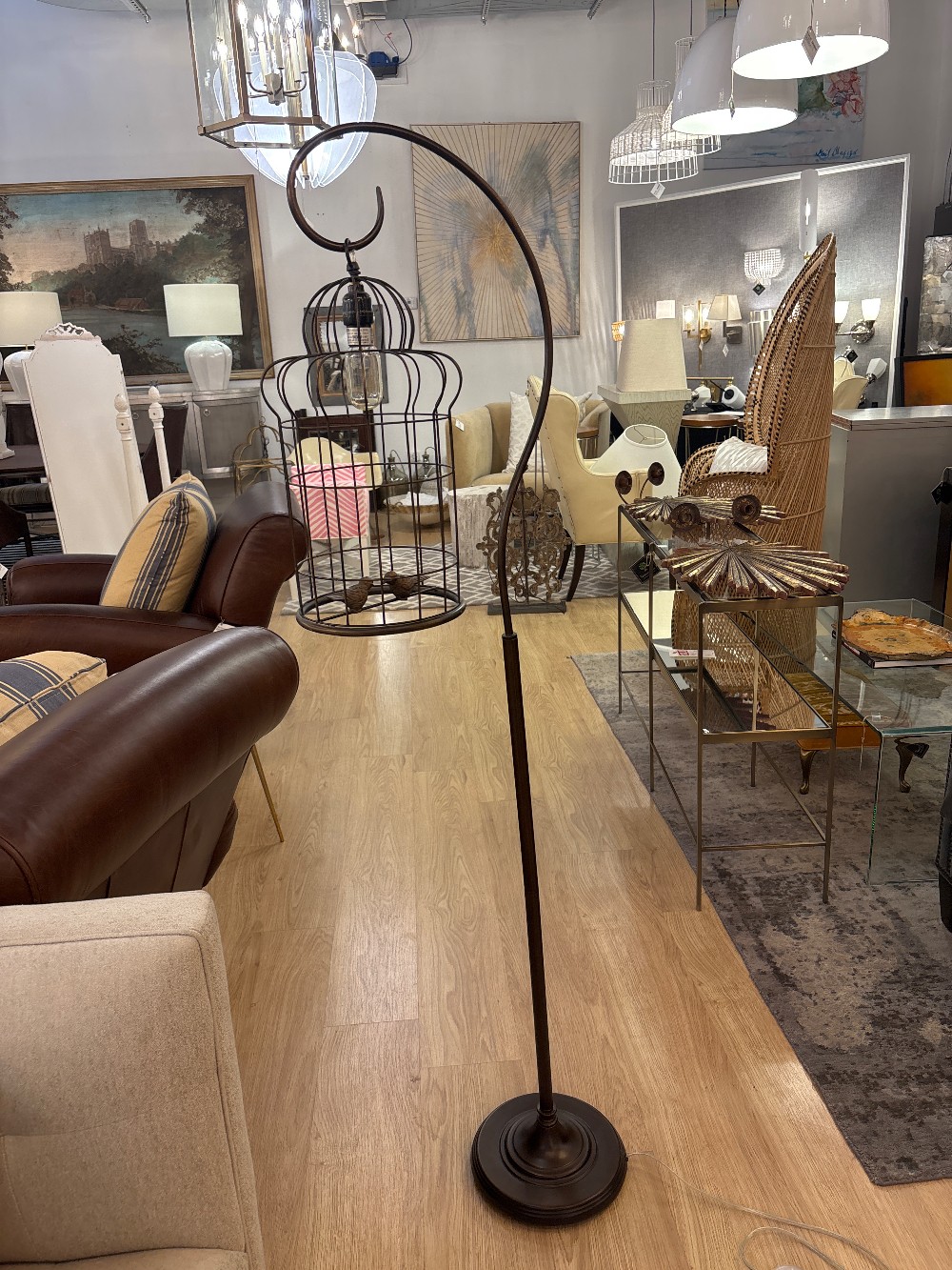 Carina Bird Cage Floor Lamp