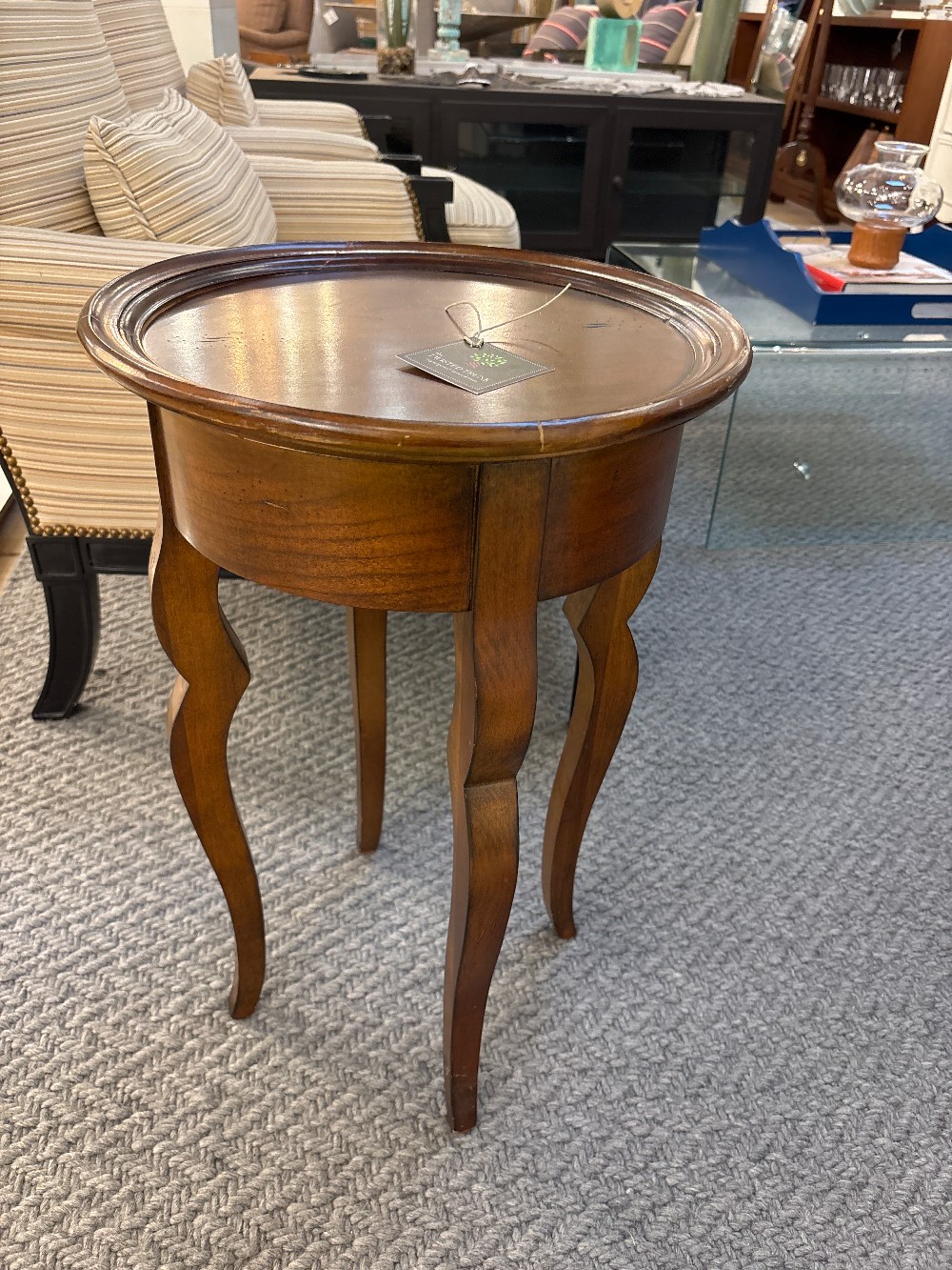 Ethan Allen Round Petite Side Table