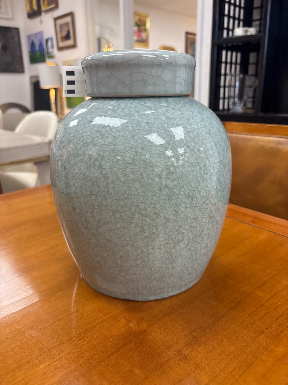 Crackle Glaze Ceramic Ginger Jar