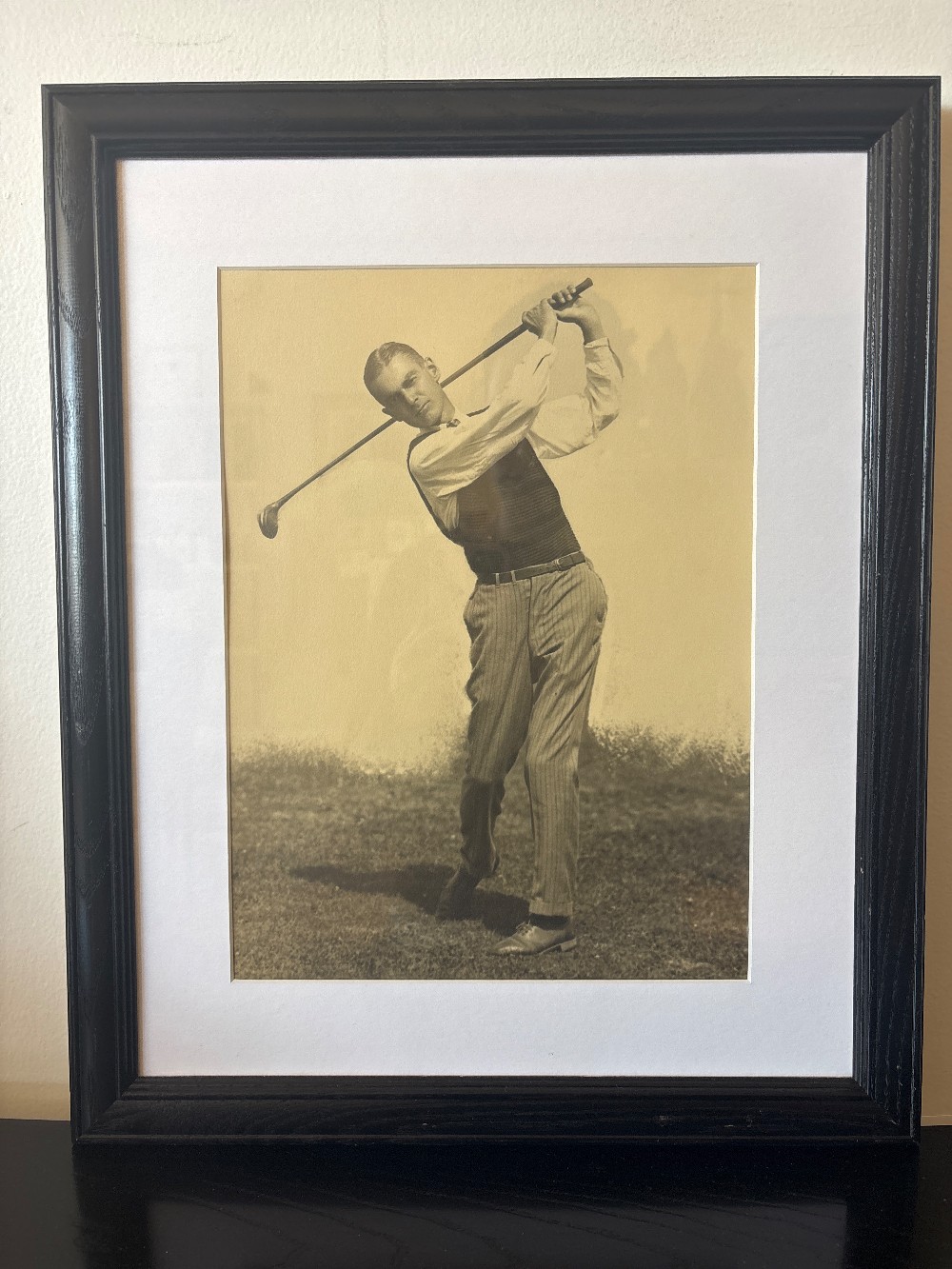 Vintage Bobby Jones Golf Swing Photograph Print