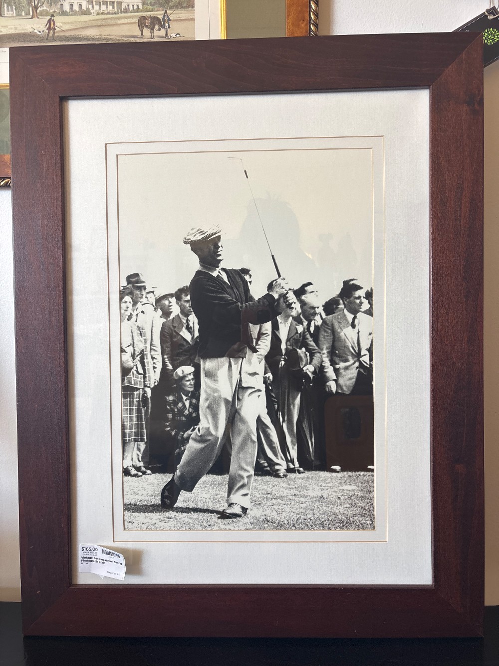 Vintage Ben Hogan Golf Swing Photograph Print