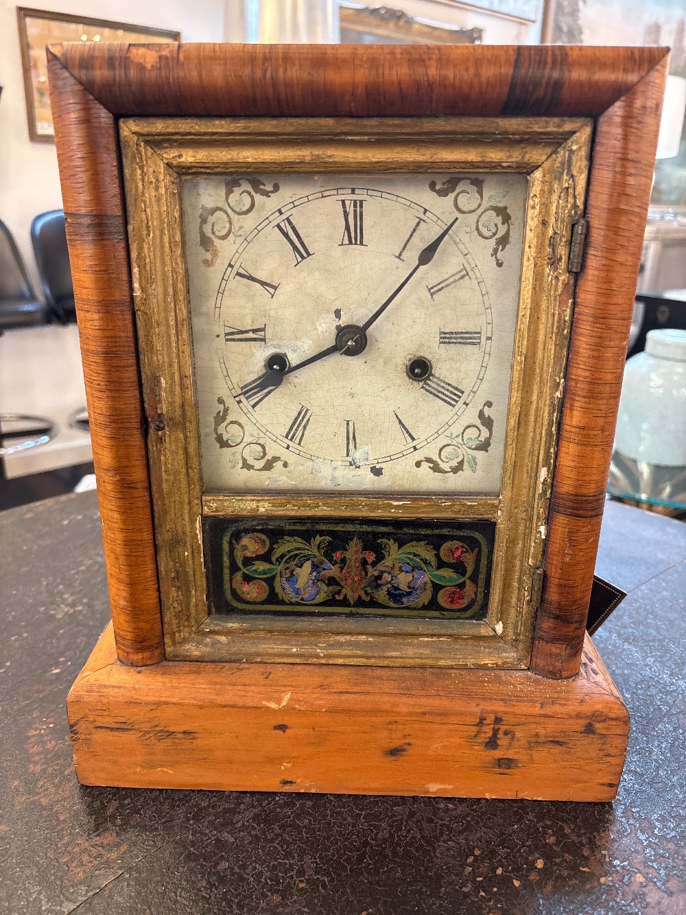 Antique New Haven Mantle Clock (As Is)
