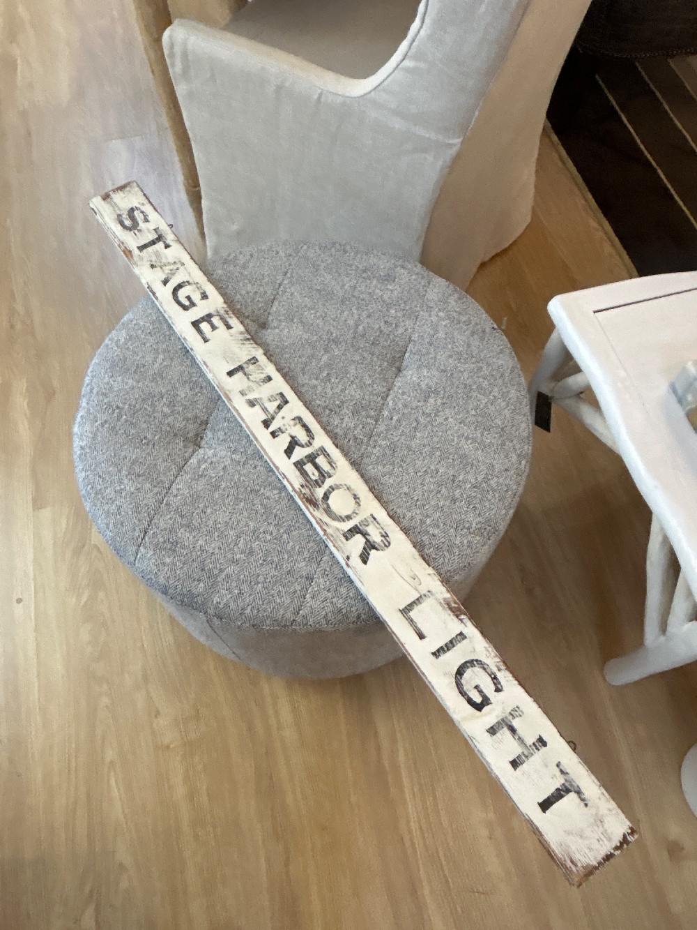 Stage Harbor Light, Chatham, Cape Cod, MA Wood Sign