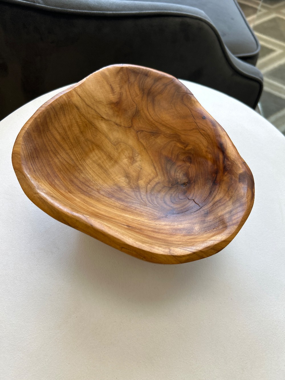 Carved Teak Wood Bowl