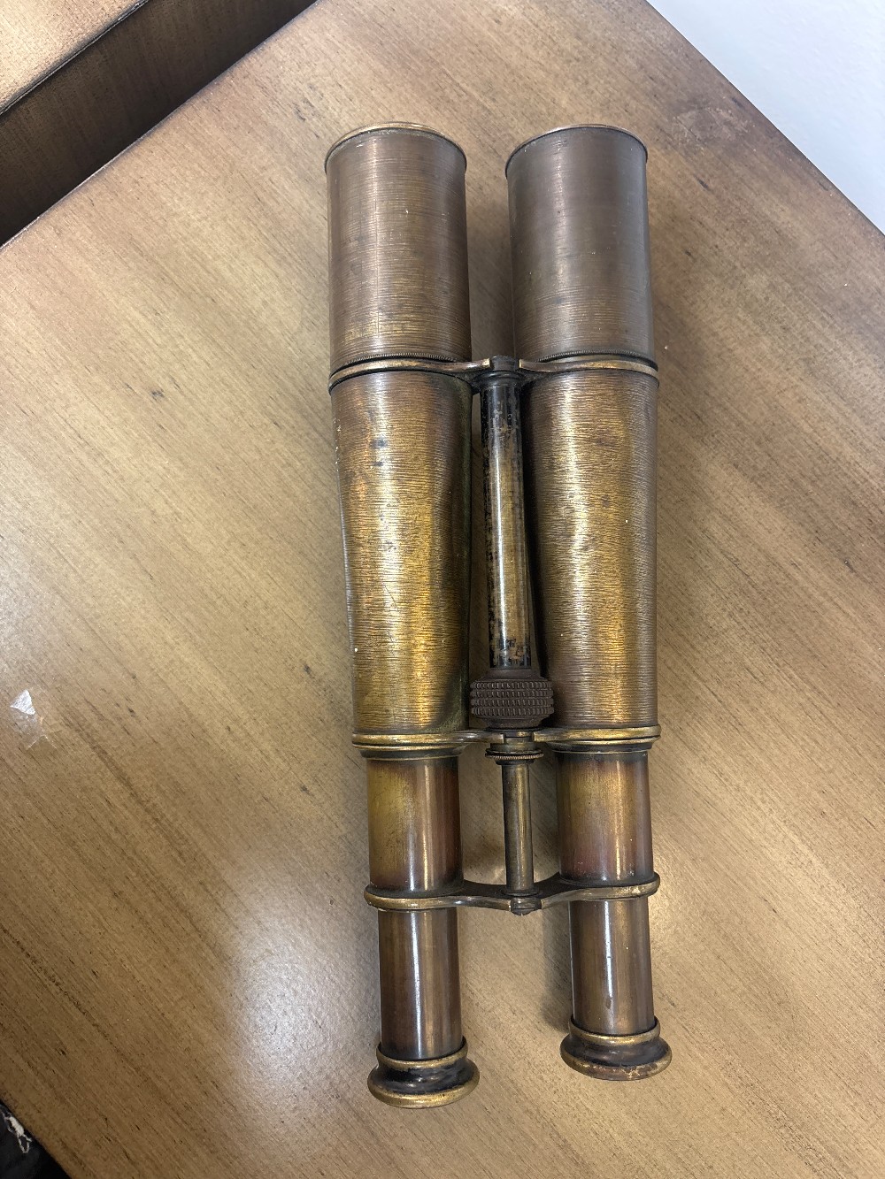 Antique L. Casella Brass Binoculars, London