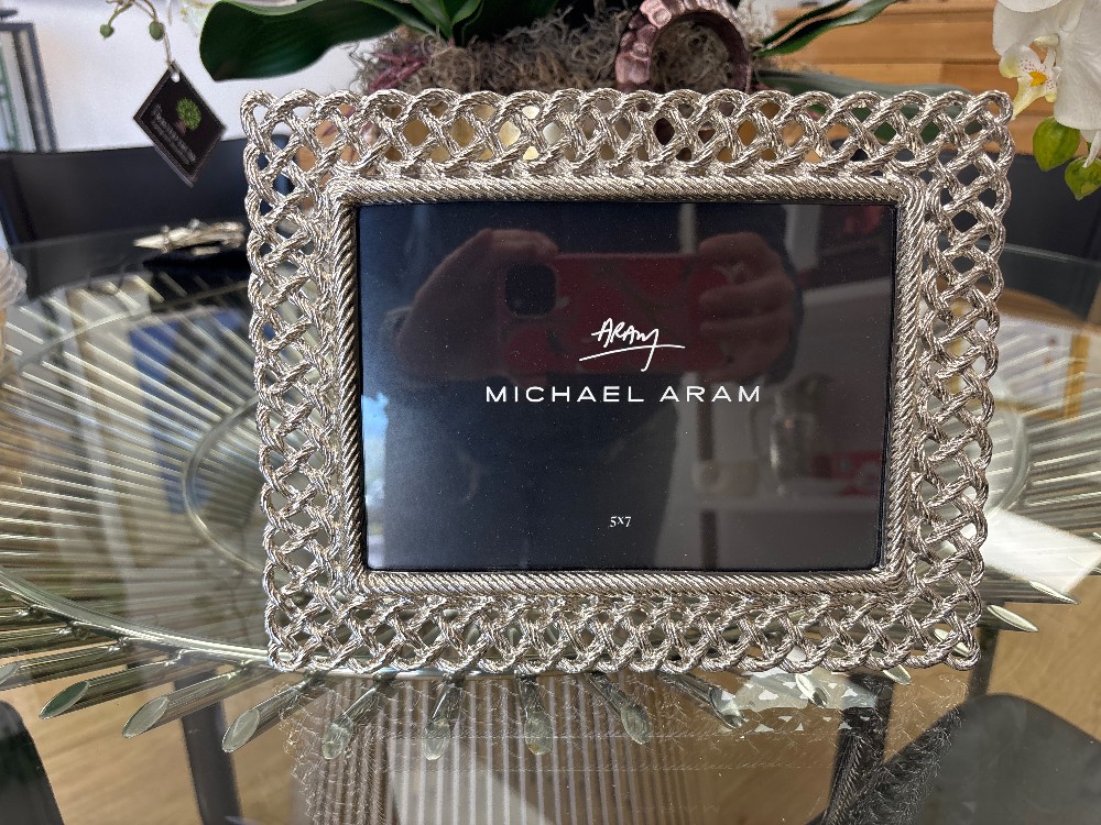 Michael Aram Silver Love Knot Picture Frame