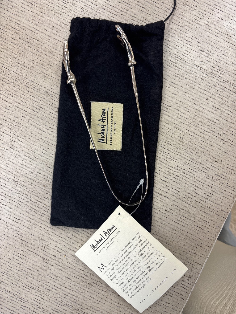 Michael Aram Hand in Hand Tongs