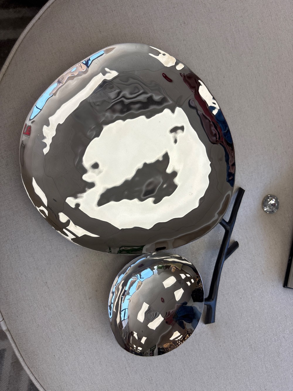 Michael Aram Double Olive Branch Serving Tray