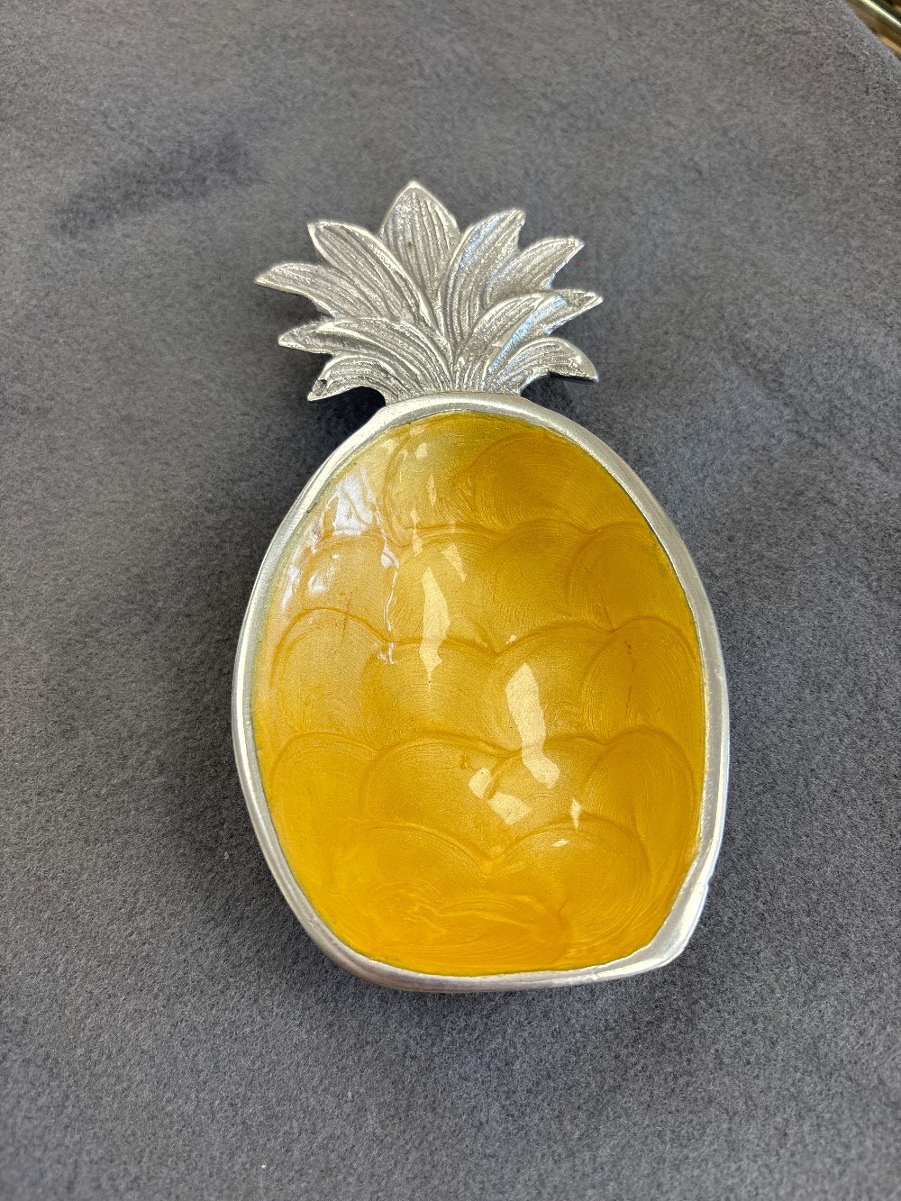 Julia Knight Enamel Pineapple Bowl