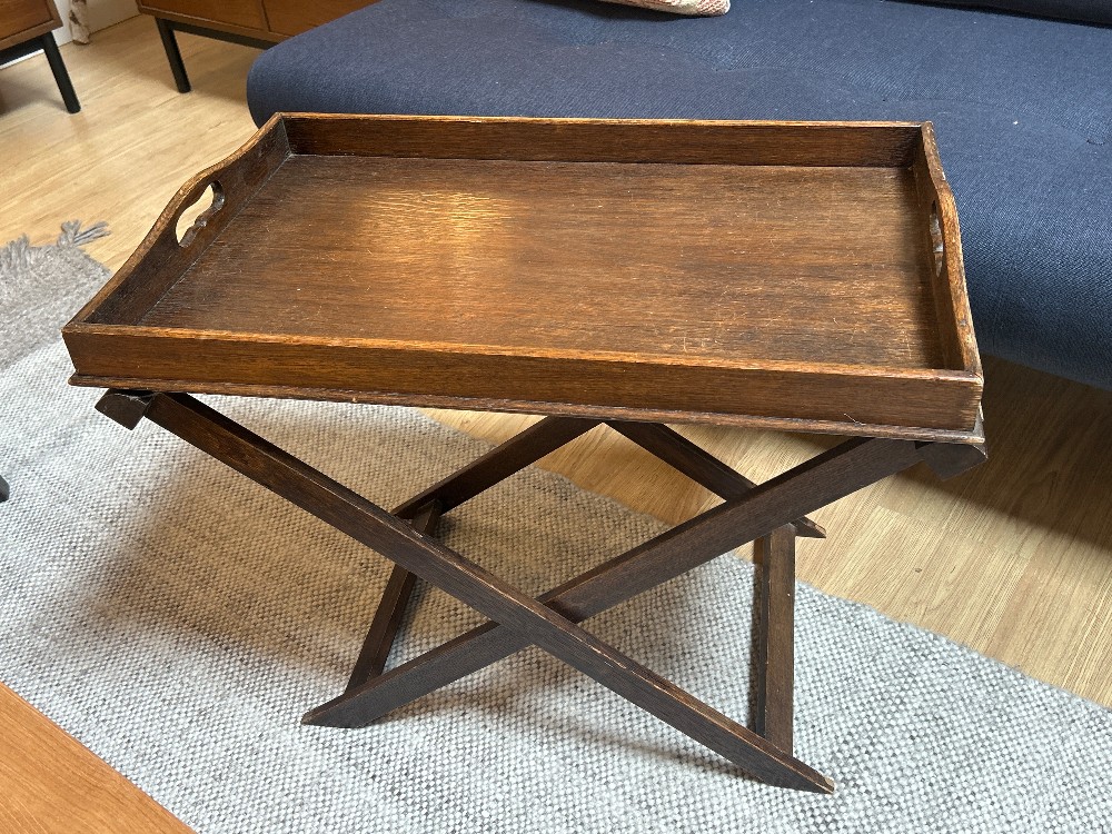 Vintage Folding Butler Tray Table