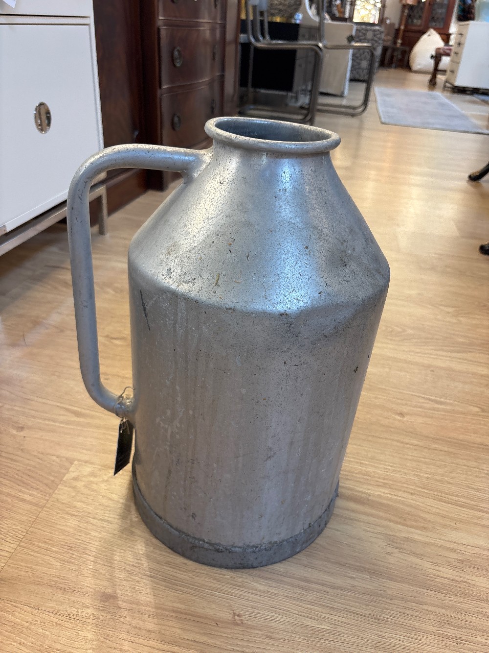 Vintage Metal Milk Jug