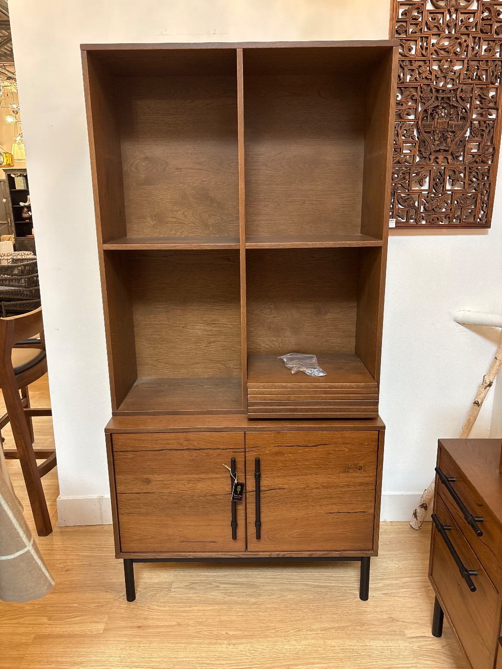 Arhaus Sullivan Bookcase with Cabinet Base