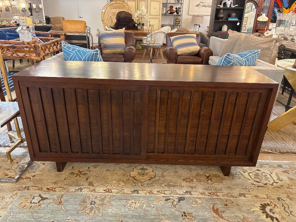 Mid-Century Style Double Sliding Door Sideboard