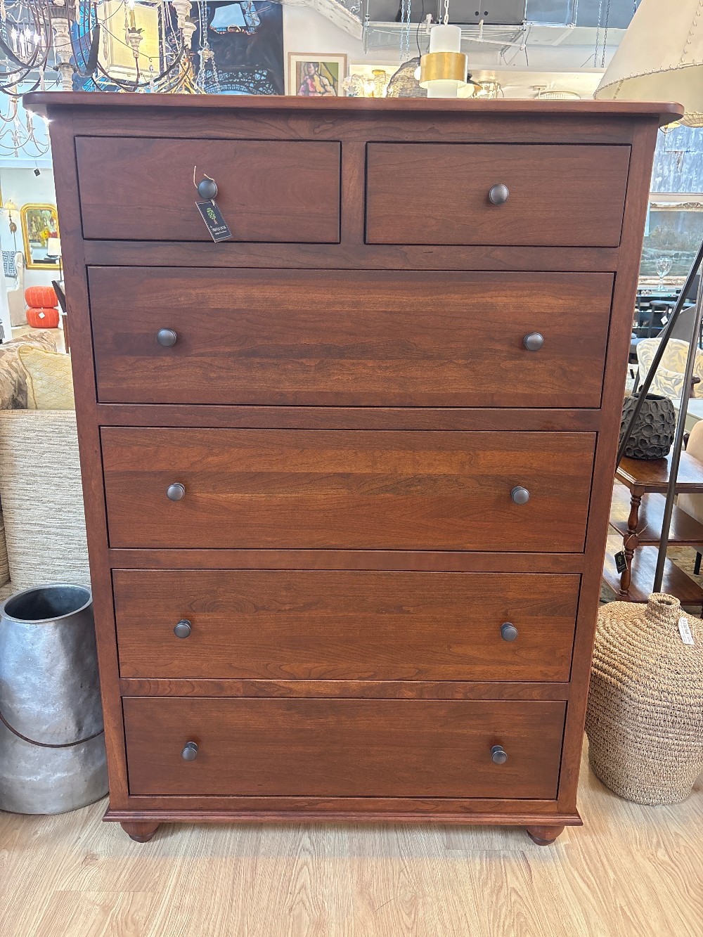 L.J. Gascho Covington Walnut Dresser, Made in Michigan