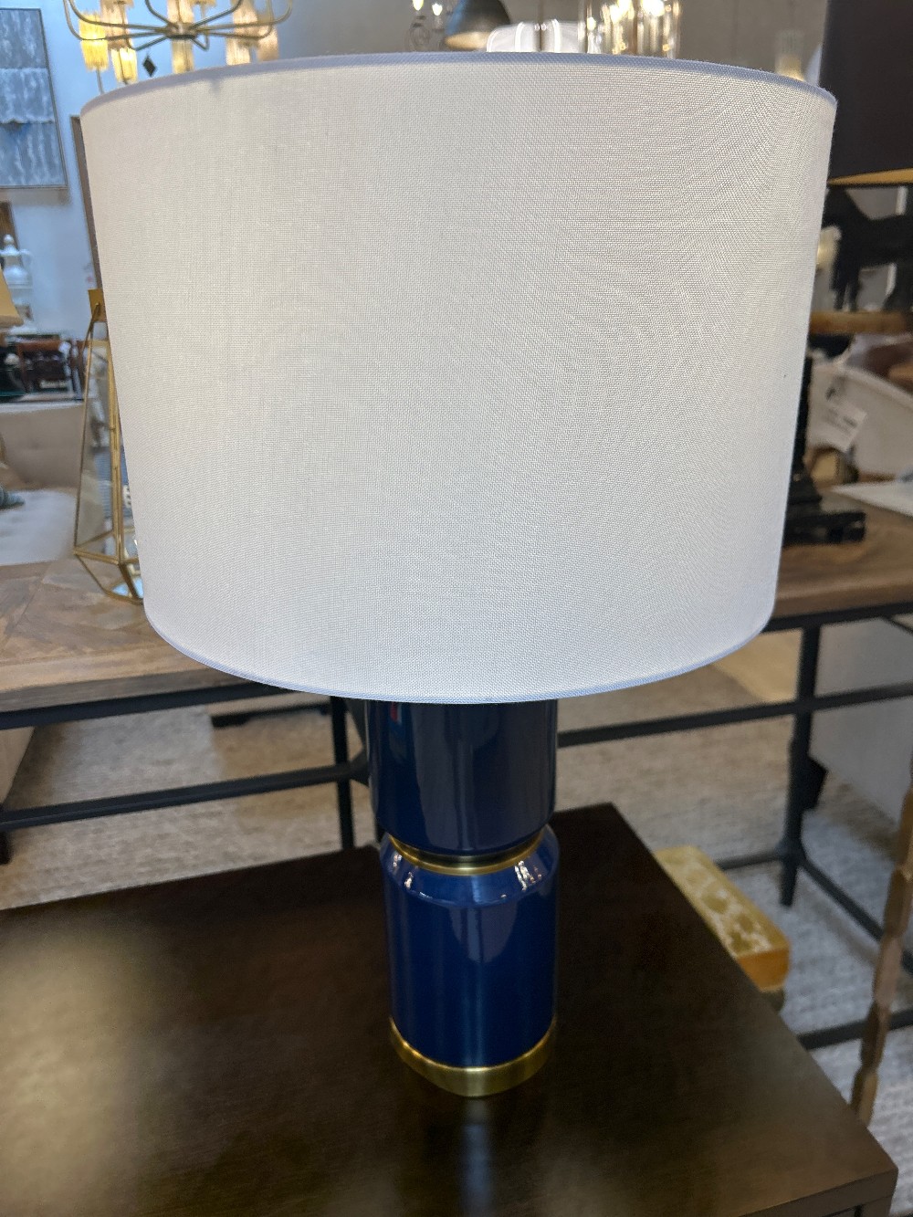 Uttermost Royal Blue Ceramic Table Lamp