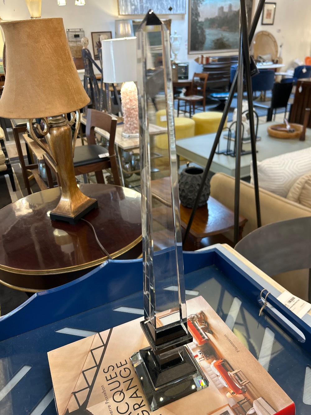 Tall Crystal Finial