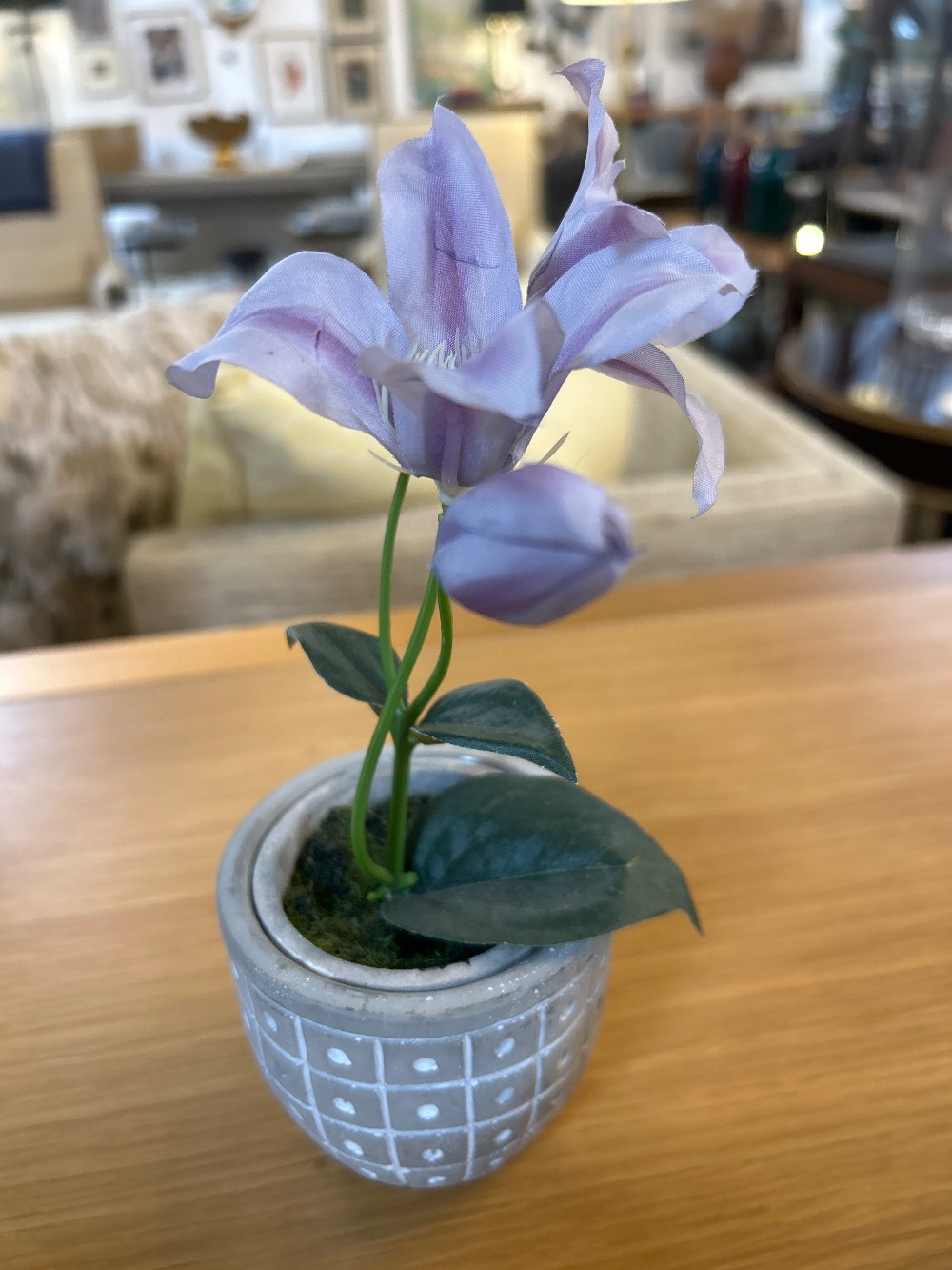 Napa Home Eugene Mini Pot with Faux Flower