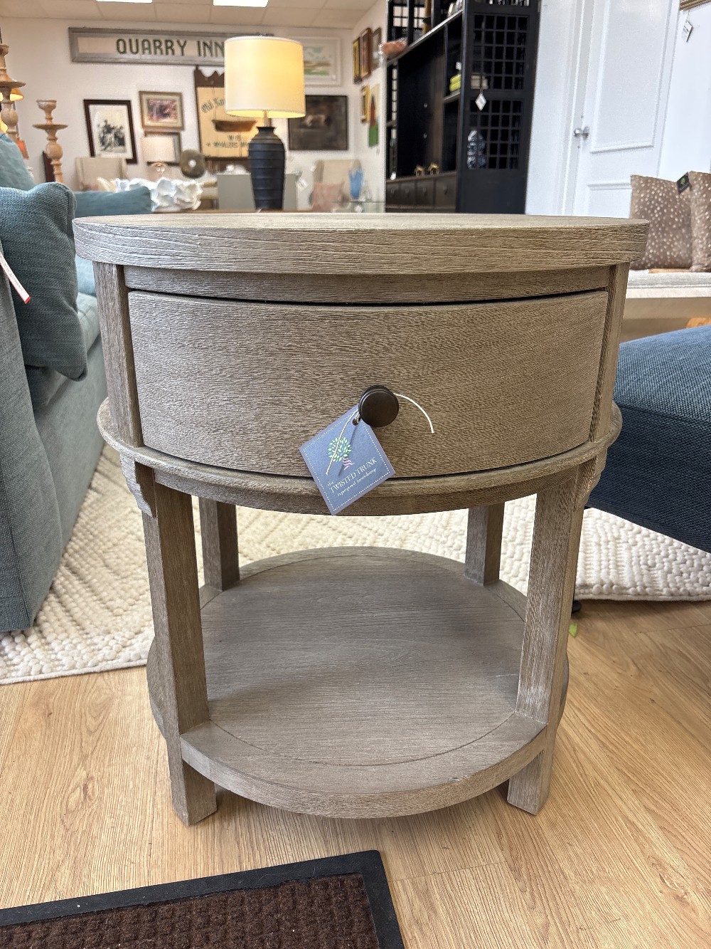 Pottery Barn Toulouse Round Nightstand