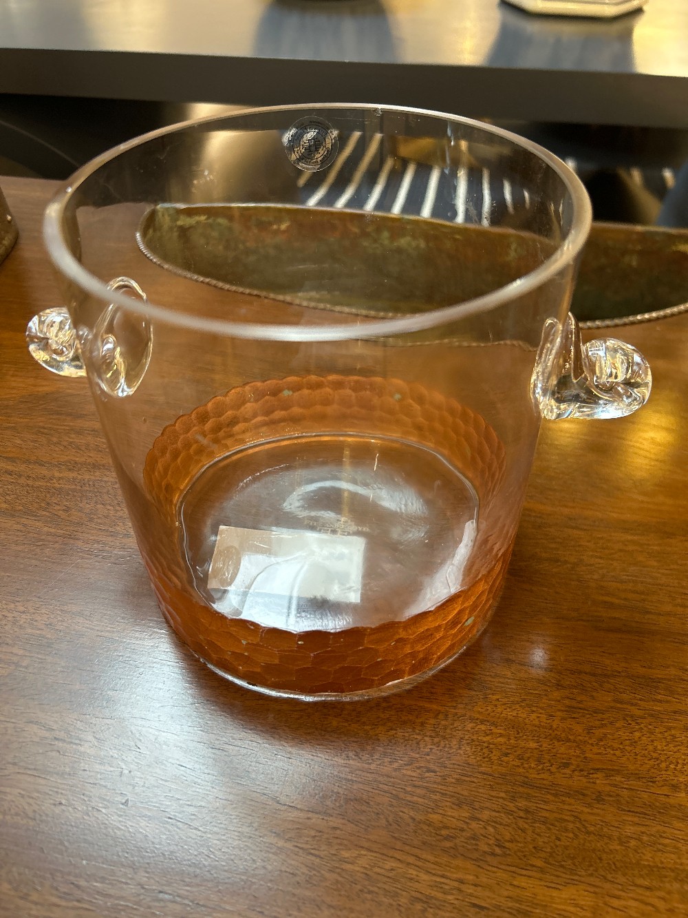 Fitz and Floyd Daphne Copper Ice Bucket