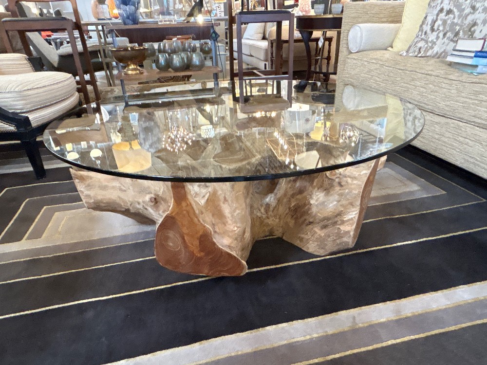 MItchell Gold + Bob Williams Tremont Teak Root Table