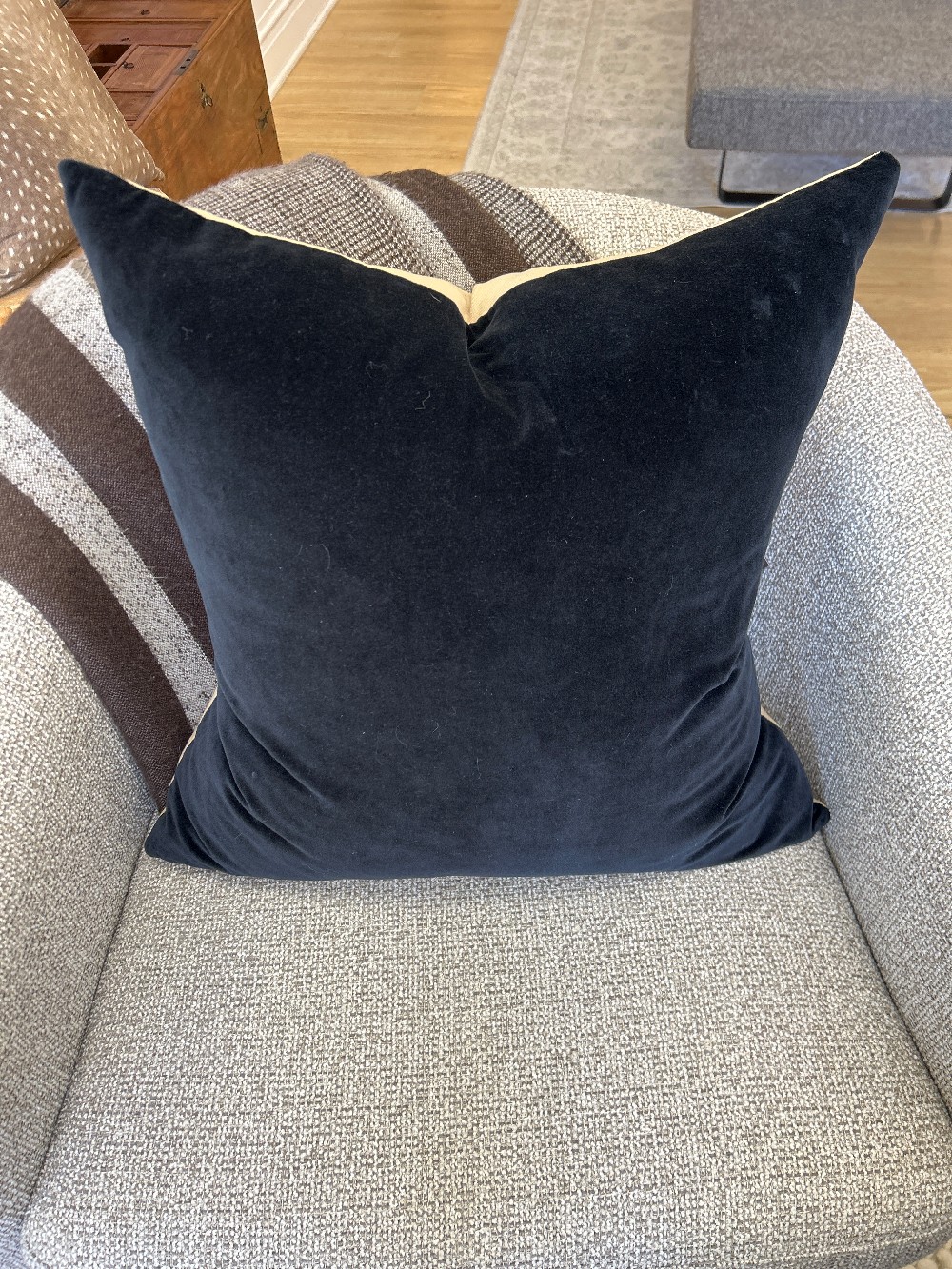 CB2 Leisure Velvet Throw Pillow