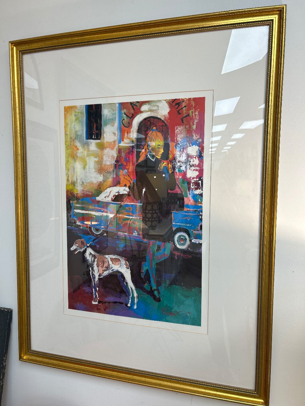 Winford Galmon Print, Gilded Frame