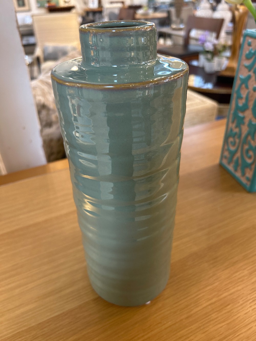 Napa Home Giada Ribbed Ceramic Vase