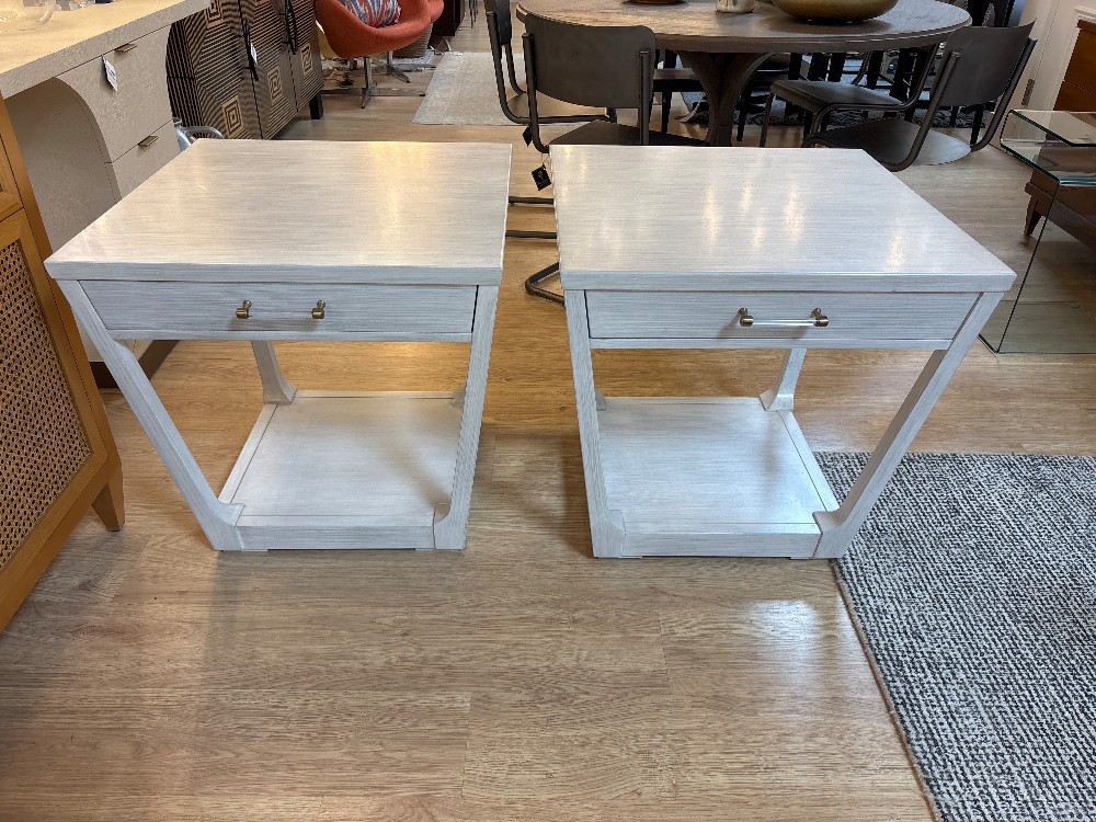 Stanley Furniture Oasis Meridian Side Tables, Pair