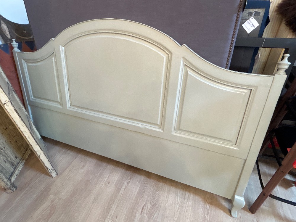 Painted Wood Headboard - King