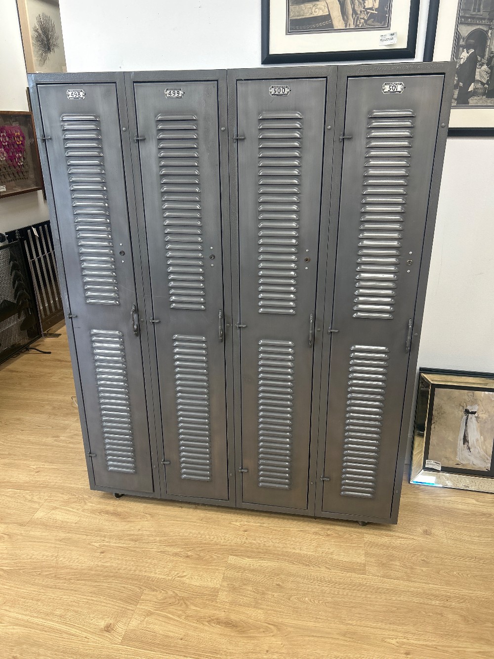 Restored Vintage Berger Mfg. Co. Lockers