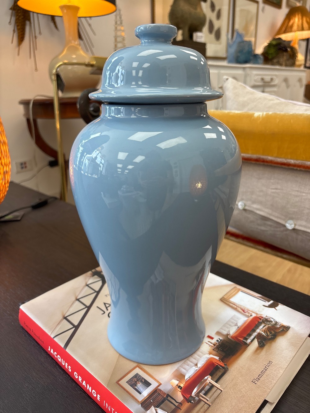Napa Home Koa Lidded Ginger Jar