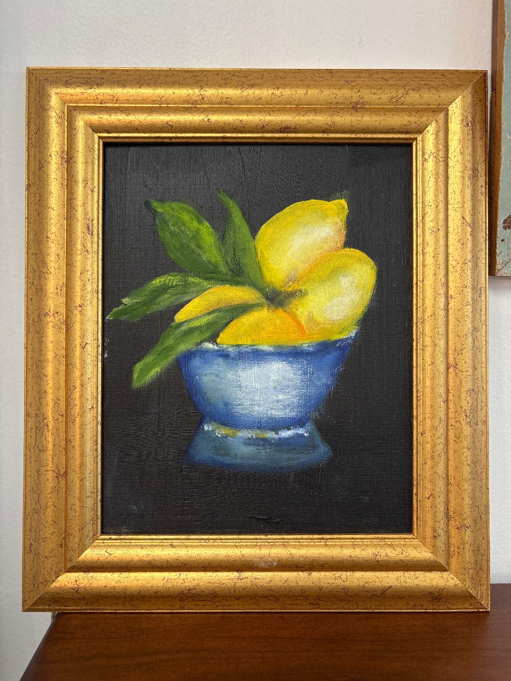 Lemons Still Life Painting by Julie Kearney