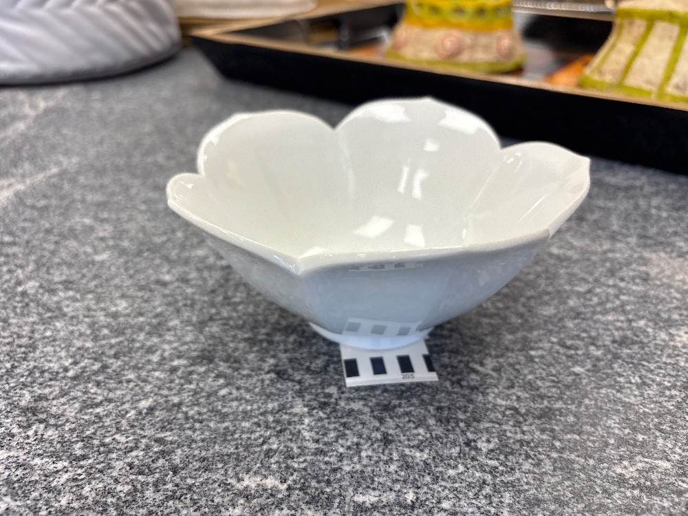 Porcelain Lotus Flower Bowl