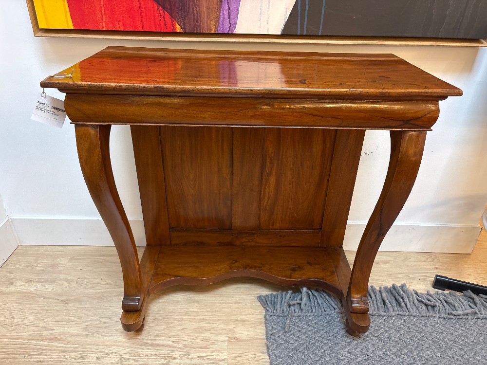 Antique Louis Phillipe Mahogany Console Table